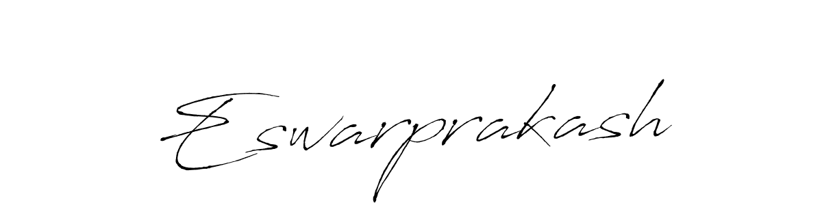 How to make Eswarprakash name signature. Use Antro_Vectra style for creating short signs online. This is the latest handwritten sign. Eswarprakash signature style 6 images and pictures png