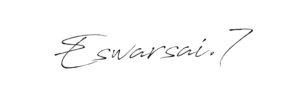 Eswarsai.7 stylish signature style. Best Handwritten Sign (Antro_Vectra) for my name. Handwritten Signature Collection Ideas for my name Eswarsai.7. Eswarsai.7 signature style 6 images and pictures png