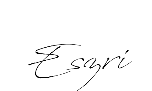 Eszri stylish signature style. Best Handwritten Sign (Antro_Vectra) for my name. Handwritten Signature Collection Ideas for my name Eszri. Eszri signature style 6 images and pictures png
