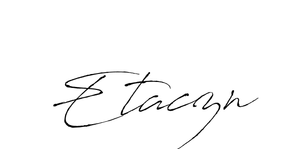 if you are searching for the best signature style for your name Etaczn. so please give up your signature search. here we have designed multiple signature styles  using Antro_Vectra. Etaczn signature style 6 images and pictures png