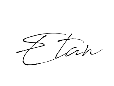 You should practise on your own different ways (Antro_Vectra) to write your name (Etan) in signature. don't let someone else do it for you. Etan signature style 6 images and pictures png