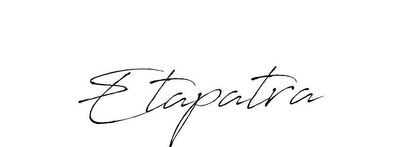 Etapatra stylish signature style. Best Handwritten Sign (Antro_Vectra) for my name. Handwritten Signature Collection Ideas for my name Etapatra. Etapatra signature style 6 images and pictures png