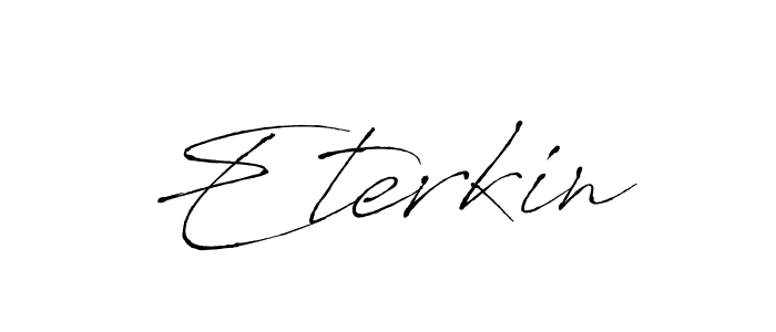 Eterkin stylish signature style. Best Handwritten Sign (Antro_Vectra) for my name. Handwritten Signature Collection Ideas for my name Eterkin. Eterkin signature style 6 images and pictures png