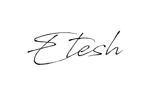 Similarly Antro_Vectra is the best handwritten signature design. Signature creator online .You can use it as an online autograph creator for name Etesh. Etesh signature style 6 images and pictures png