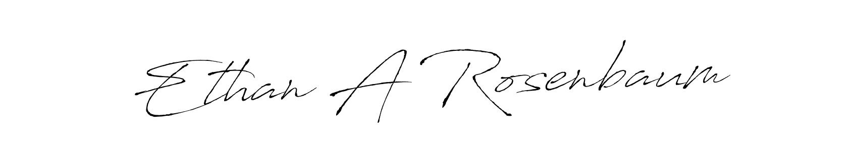 Also we have Ethan A Rosenbaum name is the best signature style. Create professional handwritten signature collection using Antro_Vectra autograph style. Ethan A Rosenbaum signature style 6 images and pictures png