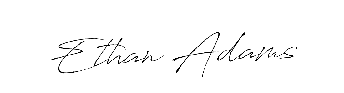 Ethan Adams stylish signature style. Best Handwritten Sign (Antro_Vectra) for my name. Handwritten Signature Collection Ideas for my name Ethan Adams. Ethan Adams signature style 6 images and pictures png