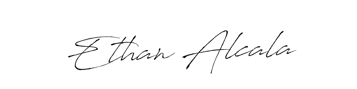 How to make Ethan Alcala name signature. Use Antro_Vectra style for creating short signs online. This is the latest handwritten sign. Ethan Alcala signature style 6 images and pictures png