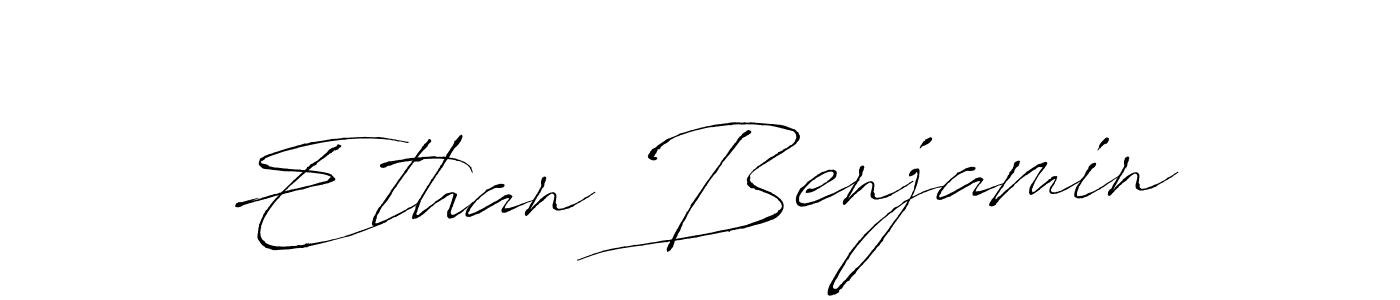 Antro_Vectra is a professional signature style that is perfect for those who want to add a touch of class to their signature. It is also a great choice for those who want to make their signature more unique. Get Ethan Benjamin name to fancy signature for free. Ethan Benjamin signature style 6 images and pictures png