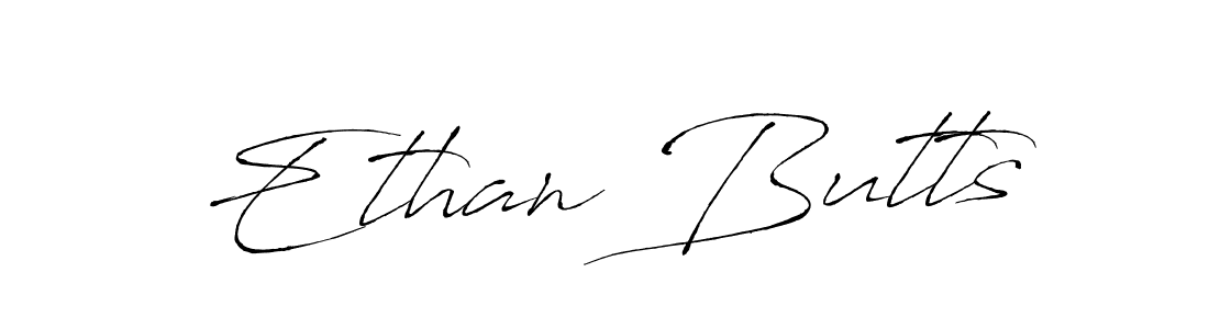 Create a beautiful signature design for name Ethan Butts. With this signature (Antro_Vectra) fonts, you can make a handwritten signature for free. Ethan Butts signature style 6 images and pictures png