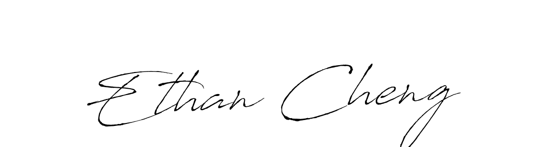 How to make Ethan Cheng signature? Antro_Vectra is a professional autograph style. Create handwritten signature for Ethan Cheng name. Ethan Cheng signature style 6 images and pictures png