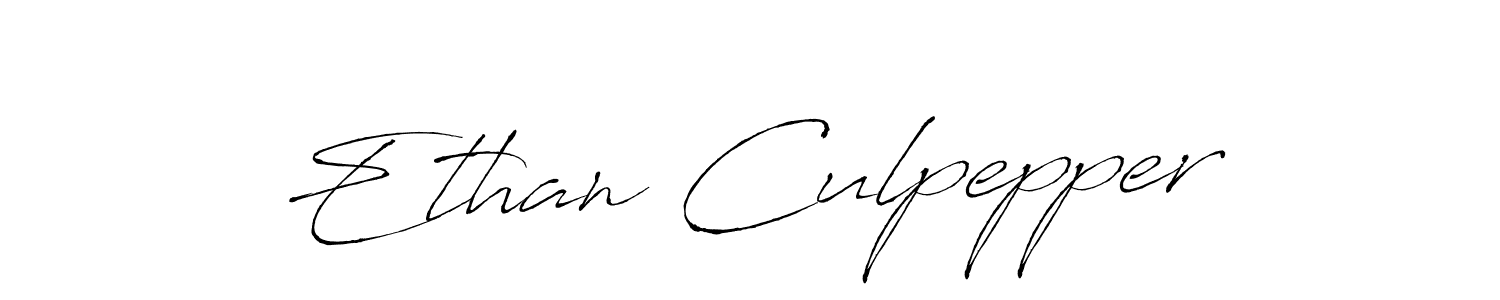 Design your own signature with our free online signature maker. With this signature software, you can create a handwritten (Antro_Vectra) signature for name Ethan Culpepper. Ethan Culpepper signature style 6 images and pictures png