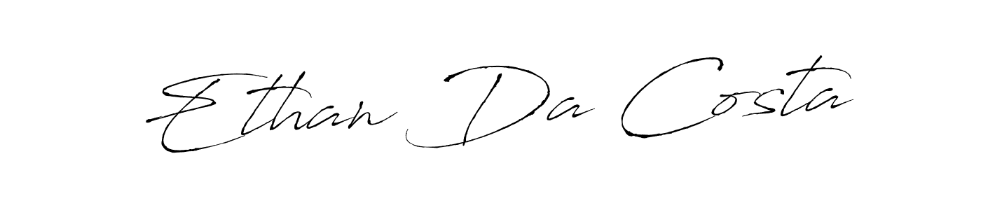 The best way (Antro_Vectra) to make a short signature is to pick only two or three words in your name. The name Ethan Da Costa include a total of six letters. For converting this name. Ethan Da Costa signature style 6 images and pictures png