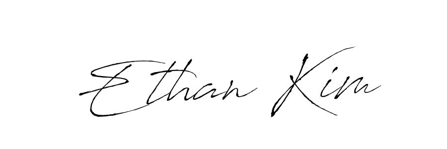 Also we have Ethan Kim name is the best signature style. Create professional handwritten signature collection using Antro_Vectra autograph style. Ethan Kim signature style 6 images and pictures png