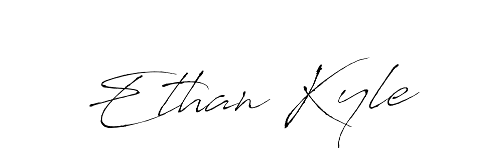 Once you've used our free online signature maker to create your best signature Antro_Vectra style, it's time to enjoy all of the benefits that Ethan Kyle name signing documents. Ethan Kyle signature style 6 images and pictures png