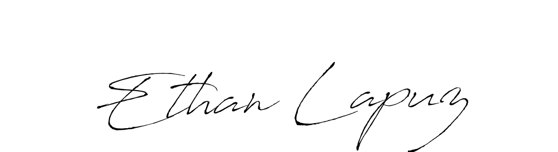 It looks lik you need a new signature style for name Ethan Lapuz. Design unique handwritten (Antro_Vectra) signature with our free signature maker in just a few clicks. Ethan Lapuz signature style 6 images and pictures png