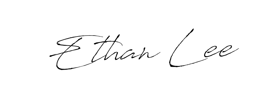 Create a beautiful signature design for name Ethan Lee. With this signature (Antro_Vectra) fonts, you can make a handwritten signature for free. Ethan Lee signature style 6 images and pictures png
