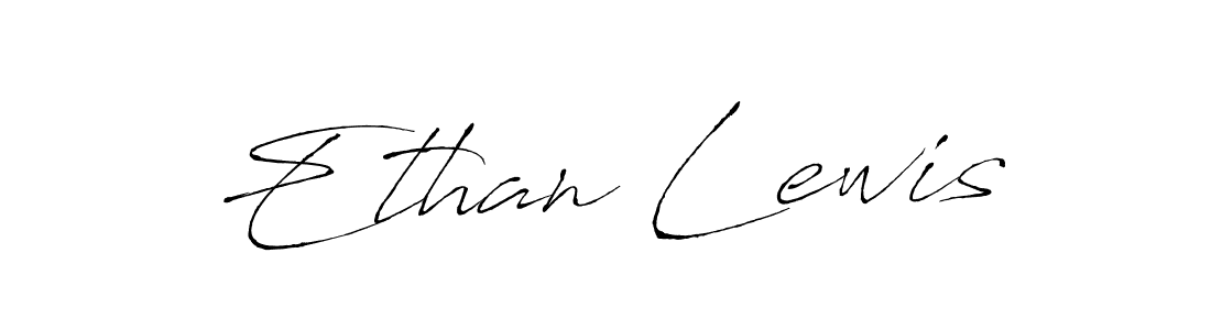 Ethan Lewis stylish signature style. Best Handwritten Sign (Antro_Vectra) for my name. Handwritten Signature Collection Ideas for my name Ethan Lewis. Ethan Lewis signature style 6 images and pictures png