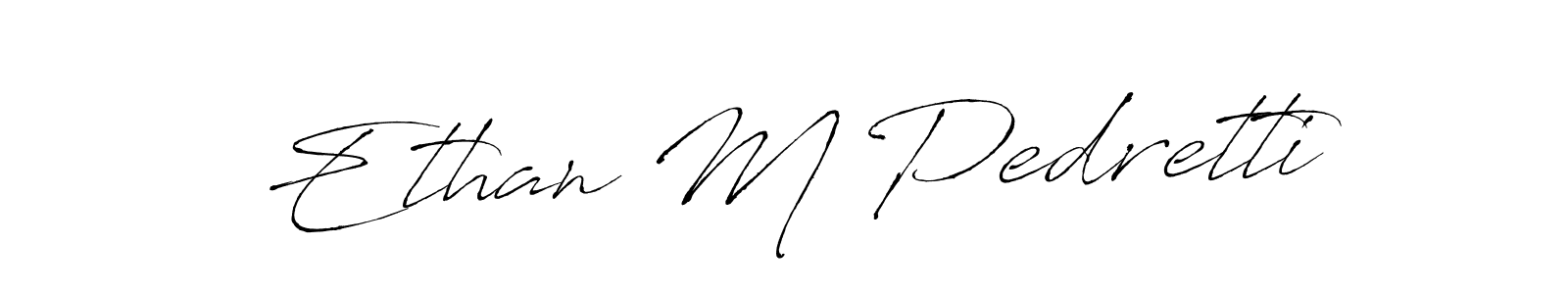 This is the best signature style for the Ethan M Pedretti name. Also you like these signature font (Antro_Vectra). Mix name signature. Ethan M Pedretti signature style 6 images and pictures png