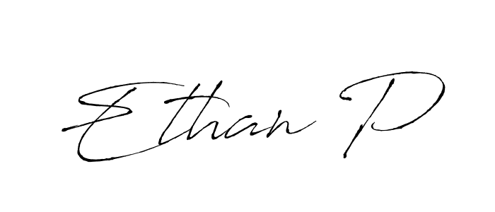 How to Draw Ethan P signature style? Antro_Vectra is a latest design signature styles for name Ethan P. Ethan P signature style 6 images and pictures png