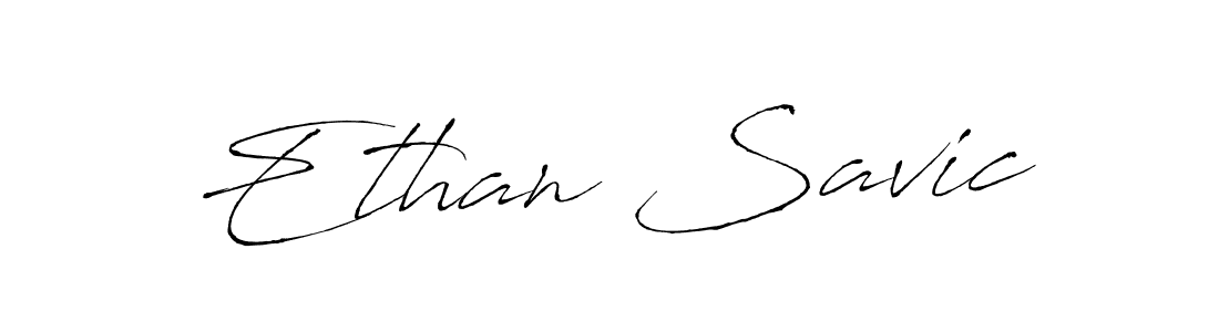 Also You can easily find your signature by using the search form. We will create Ethan Savic name handwritten signature images for you free of cost using Antro_Vectra sign style. Ethan Savic signature style 6 images and pictures png