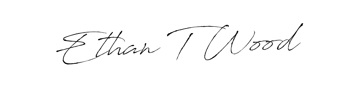 Make a beautiful signature design for name Ethan T Wood. Use this online signature maker to create a handwritten signature for free. Ethan T Wood signature style 6 images and pictures png