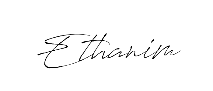 Also we have Ethanim name is the best signature style. Create professional handwritten signature collection using Antro_Vectra autograph style. Ethanim signature style 6 images and pictures png