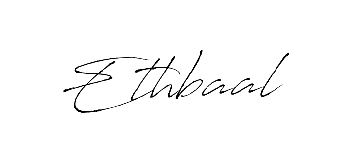 Make a beautiful signature design for name Ethbaal. With this signature (Antro_Vectra) style, you can create a handwritten signature for free. Ethbaal signature style 6 images and pictures png