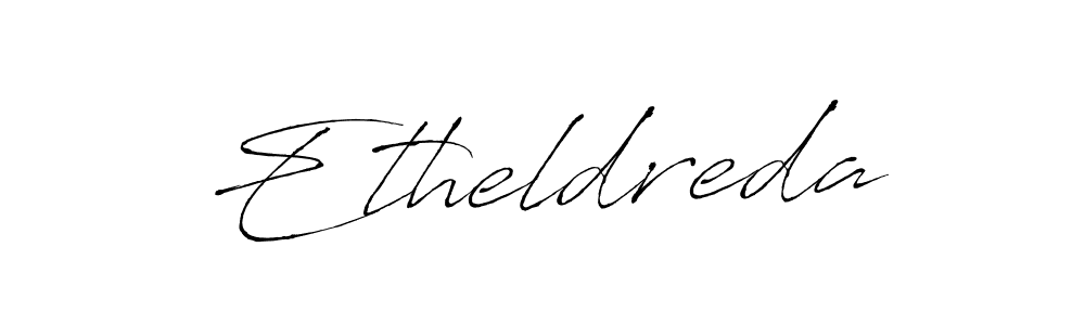 Design your own signature with our free online signature maker. With this signature software, you can create a handwritten (Antro_Vectra) signature for name Etheldreda. Etheldreda signature style 6 images and pictures png
