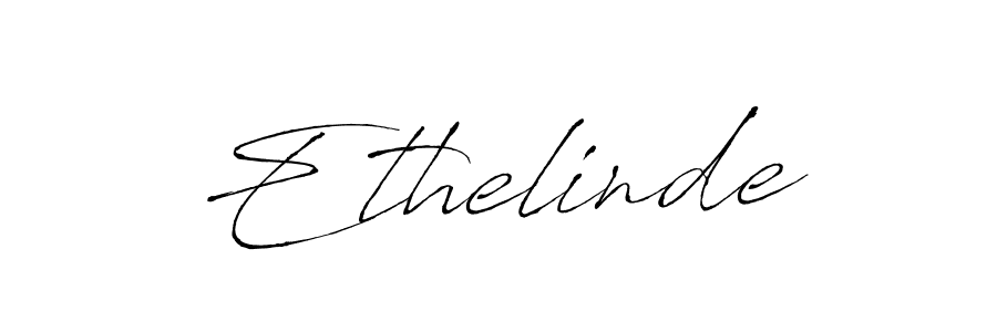 Create a beautiful signature design for name Ethelinde. With this signature (Antro_Vectra) fonts, you can make a handwritten signature for free. Ethelinde signature style 6 images and pictures png
