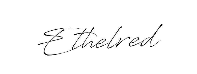 How to make Ethelred signature? Antro_Vectra is a professional autograph style. Create handwritten signature for Ethelred name. Ethelred signature style 6 images and pictures png