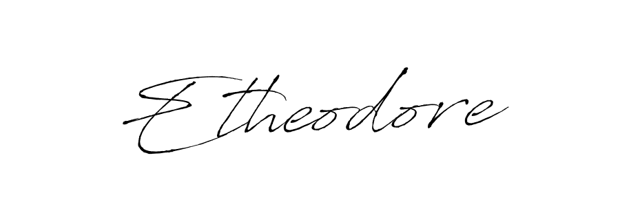 How to make Etheodore name signature. Use Antro_Vectra style for creating short signs online. This is the latest handwritten sign. Etheodore signature style 6 images and pictures png