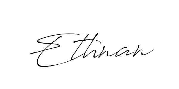 Make a beautiful signature design for name Ethnan. With this signature (Antro_Vectra) style, you can create a handwritten signature for free. Ethnan signature style 6 images and pictures png