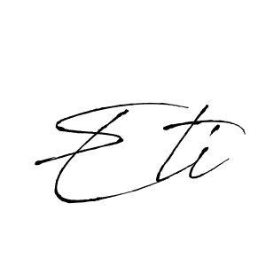 Also we have Eti name is the best signature style. Create professional handwritten signature collection using Antro_Vectra autograph style. Eti signature style 6 images and pictures png