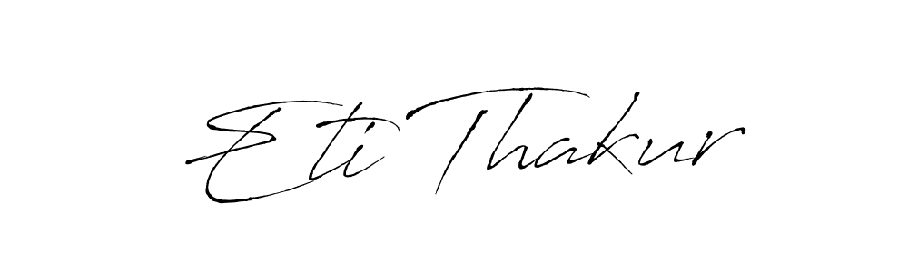 See photos of Eti Thakur official signature by Spectra . Check more albums & portfolios. Read reviews & check more about Antro_Vectra font. Eti Thakur signature style 6 images and pictures png