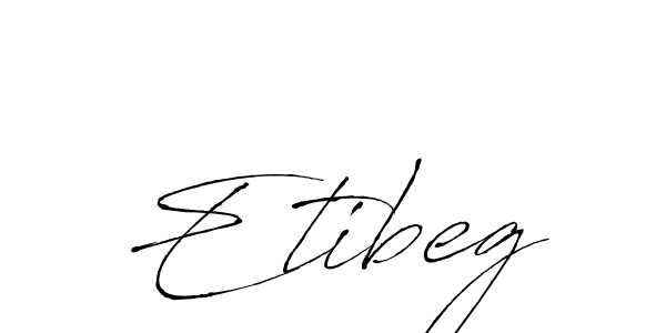 Design your own signature with our free online signature maker. With this signature software, you can create a handwritten (Antro_Vectra) signature for name Etibeg. Etibeg signature style 6 images and pictures png