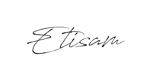 How to make Etisam name signature. Use Antro_Vectra style for creating short signs online. This is the latest handwritten sign. Etisam signature style 6 images and pictures png