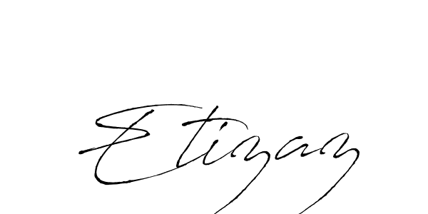 Also You can easily find your signature by using the search form. We will create Etizaz name handwritten signature images for you free of cost using Antro_Vectra sign style. Etizaz signature style 6 images and pictures png