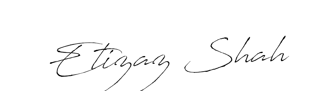 Use a signature maker to create a handwritten signature online. With this signature software, you can design (Antro_Vectra) your own signature for name Etizaz Shah. Etizaz Shah signature style 6 images and pictures png