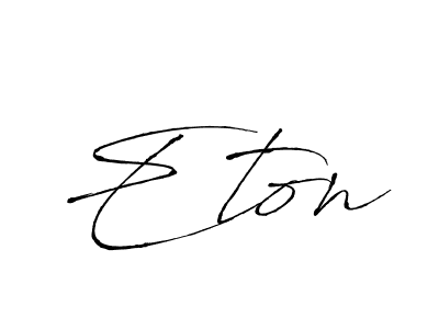 if you are searching for the best signature style for your name Eton. so please give up your signature search. here we have designed multiple signature styles  using Antro_Vectra. Eton signature style 6 images and pictures png