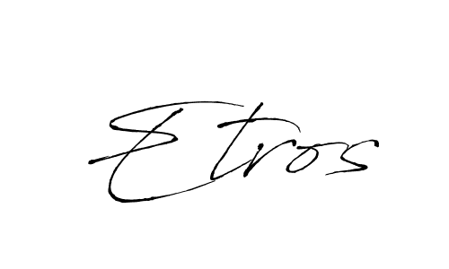 Etros stylish signature style. Best Handwritten Sign (Antro_Vectra) for my name. Handwritten Signature Collection Ideas for my name Etros. Etros signature style 6 images and pictures png