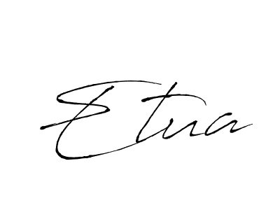 Also we have Etua name is the best signature style. Create professional handwritten signature collection using Antro_Vectra autograph style. Etua signature style 6 images and pictures png