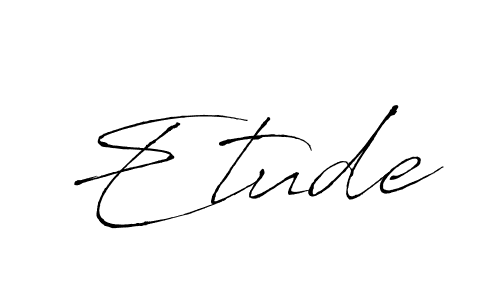 Also You can easily find your signature by using the search form. We will create Etude name handwritten signature images for you free of cost using Antro_Vectra sign style. Etude signature style 6 images and pictures png