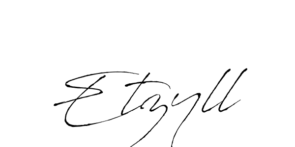 How to make Etzyll signature? Antro_Vectra is a professional autograph style. Create handwritten signature for Etzyll name. Etzyll signature style 6 images and pictures png