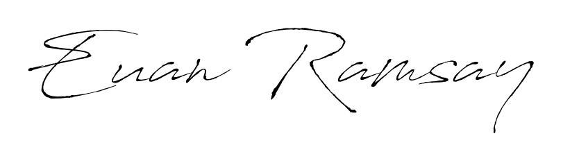 A classic penmanship look for Euan Ramsay. The Antro_Vectra font brings timeless elegance and confidence to every signed document. Euan Ramsay signature style 6 images and pictures png