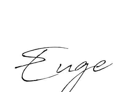 Also we have Euge name is the best signature style. Create professional handwritten signature collection using Antro_Vectra autograph style. Euge signature style 6 images and pictures png