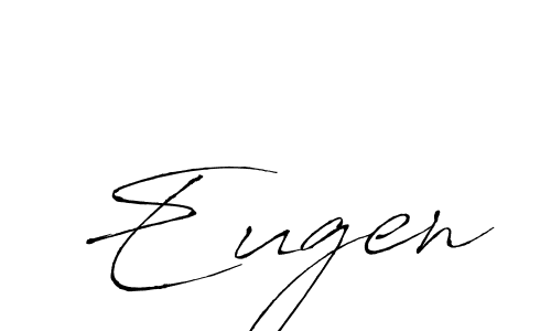 Design your own signature with our free online signature maker. With this signature software, you can create a handwritten (Antro_Vectra) signature for name Eugen. Eugen signature style 6 images and pictures png