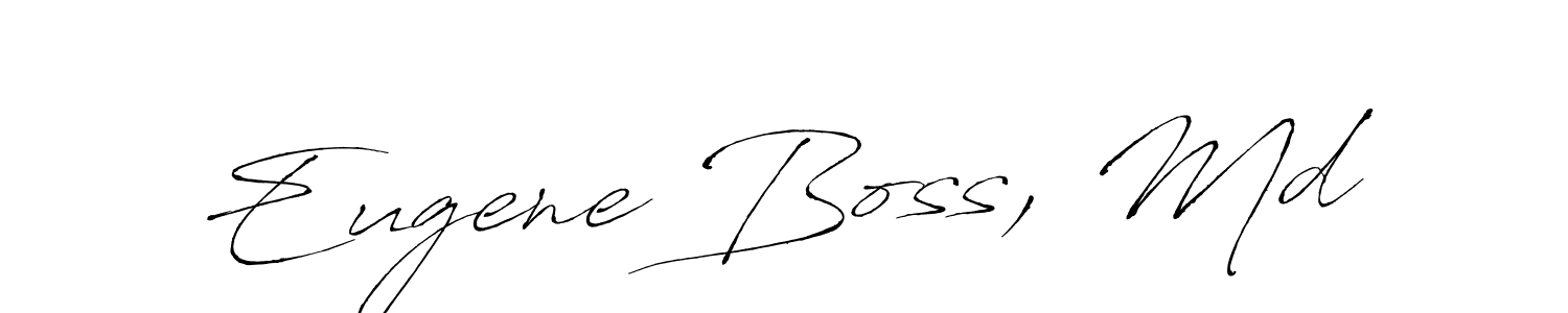 Use a signature maker to create a handwritten signature online. With this signature software, you can design (Antro_Vectra) your own signature for name Eugene Boss, Md. Eugene Boss, Md signature style 6 images and pictures png