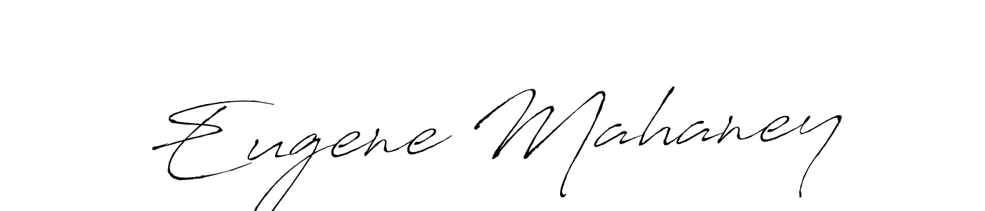 You should practise on your own different ways (Antro_Vectra) to write your name (Eugene Mahaney) in signature. don't let someone else do it for you. Eugene Mahaney signature style 6 images and pictures png