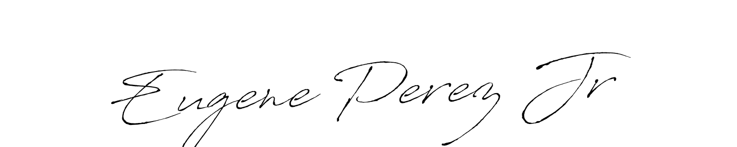 Eugene Perez Jr stylish signature style. Best Handwritten Sign (Antro_Vectra) for my name. Handwritten Signature Collection Ideas for my name Eugene Perez Jr. Eugene Perez Jr signature style 6 images and pictures png