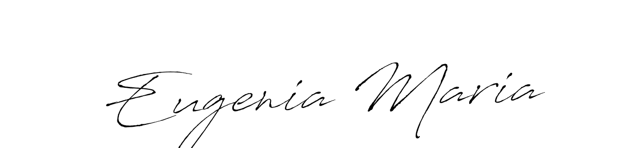 if you are searching for the best signature style for your name Eugenia Maria. so please give up your signature search. here we have designed multiple signature styles  using Antro_Vectra. Eugenia Maria signature style 6 images and pictures png